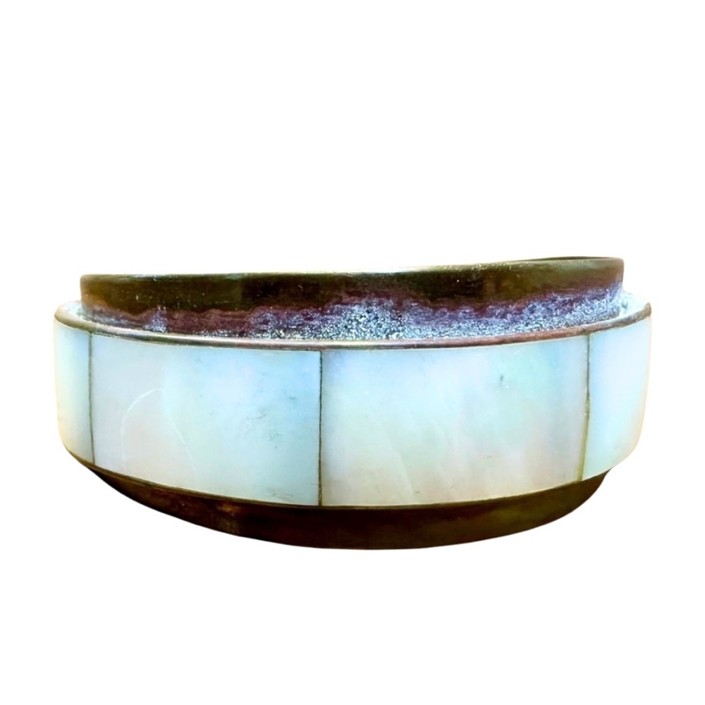 Elegant Mother of Pearl Cuff Bracelet